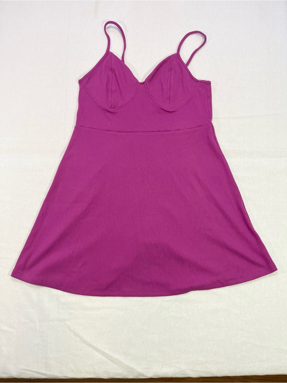 wild fable Fuchsia Spaghetti-Strap Slip Dress